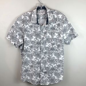 Original Penguin Floral Camp Shirt NEW!